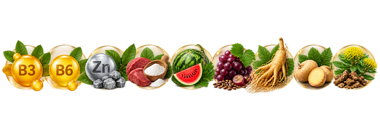 Natural ingredients and nutrients associated with SodaHorsePeak